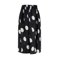 Khaite Black Silk Skirt