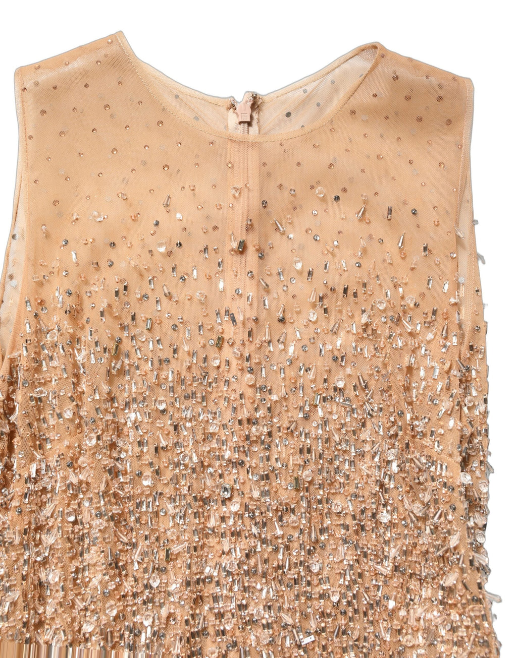 Dolce & Gabbana Brown Crystal Embellished Mermaid Gown Dress