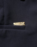 Blugirl Dark Blue High Waist Straight Dress Formal Trouser Pants