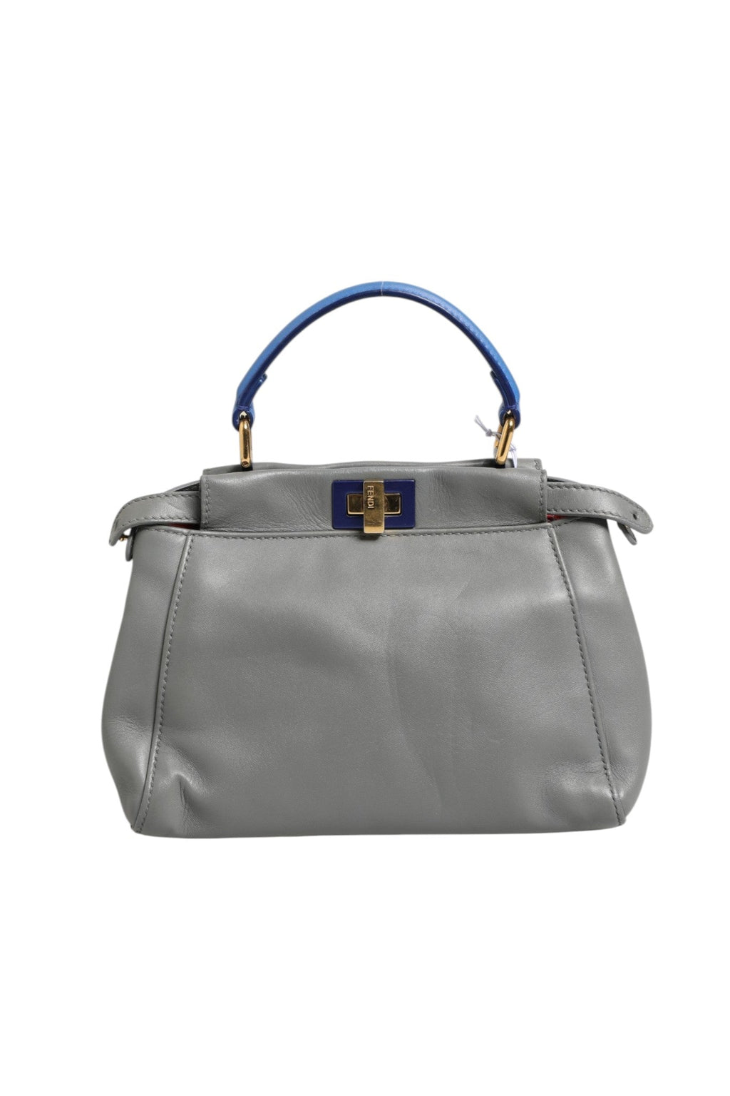 Fendi Mini Peekaboo Blue Grey