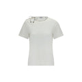 Burberry White Cotton T-Shirt