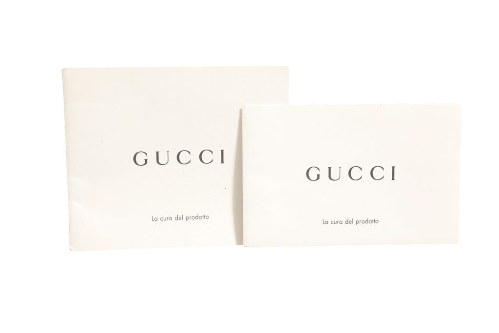 Gucci Nymphaea Bamboo Top Handle Leather Bag