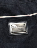 Dolce & Gabbana Black Cotton Mid Waist Classic Men Denim Jeans