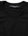 Dolce & Gabbana Black Long Sleeves Crew Neck Pullover Sweater