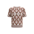 Piacenza Cashmere Multicolor Cotton Sweatshirt