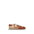 Dear Frances Red Polyester Low Top Sneakers