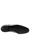 Dolce & Gabbana White Floral Embellished Men Loafers Shoes