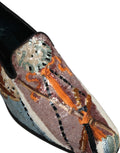 Dolce & Gabbana Multicolor Embroidered Sequin Loafers Shoes