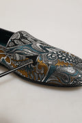 Dolce & Gabbana Multicolor Paisley Brocade Men Loafers Shoes