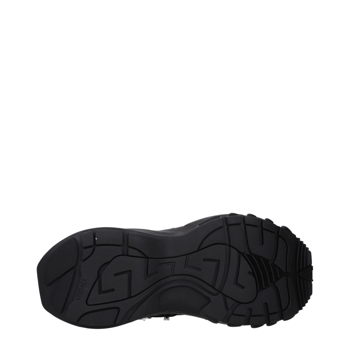 Versace Black Fabric Sneakers