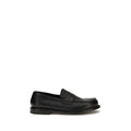 Premiata Black Calf Leather Bos Taurus Slip-On Loafers