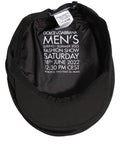 Dolce & Gabbana Men Black Cotton Stretch Newsboy Cloth Capello Hat