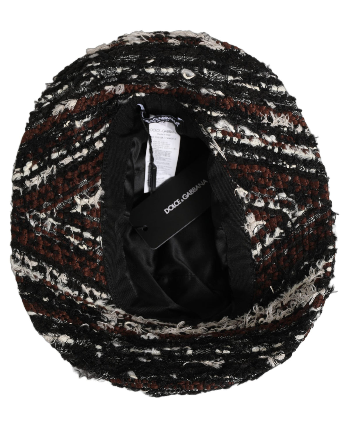 Dolce & Gabbana Women Multicolor Acrylic Tweed Bucket Capello Hat
