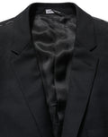 Dolce & Gabbana Dark Blue Wool Single Breasted Blazer Jacket