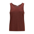 Brunello Cucinelli Red Cashmere Tank Tops