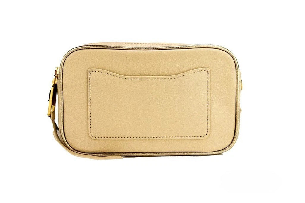Marc Jacobs The Moto Shot 21 Curds Leather Camera Crossbody Purse Bag
