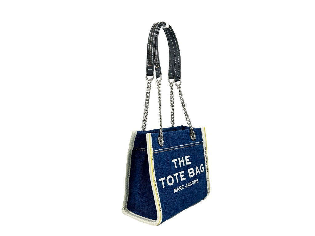 Marc Jacobs Denim Chain Small The Tote Bag