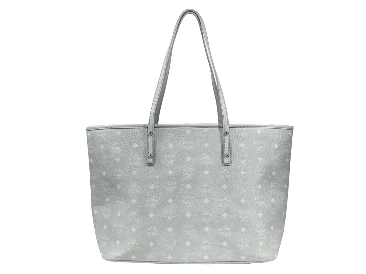 MCM Aren Leather Shoulder Tote Bag