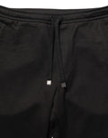 Dolce & Gabbana Black Wool Jogger Men Sweatpants Trouser Pants