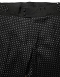 Dolce & Gabbana Black Polka Dot Cotton Dress Trouser Pants