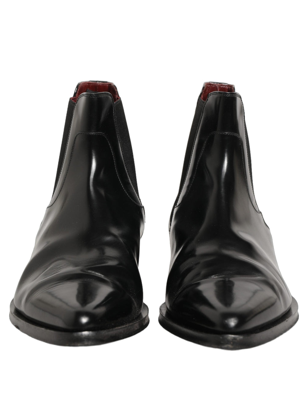 Dolce & Gabbana Black Chelsea Slip On Men Ankle Boots Shoes