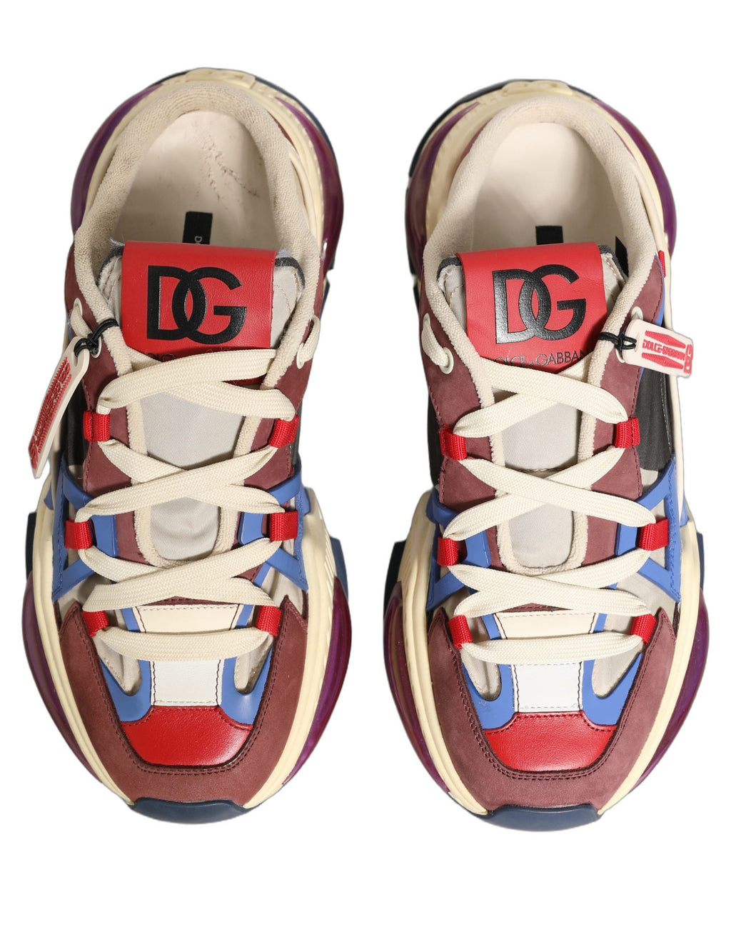 Dolce & Gabbana Multicolor Low Top Airmaster Sneakers Shoes