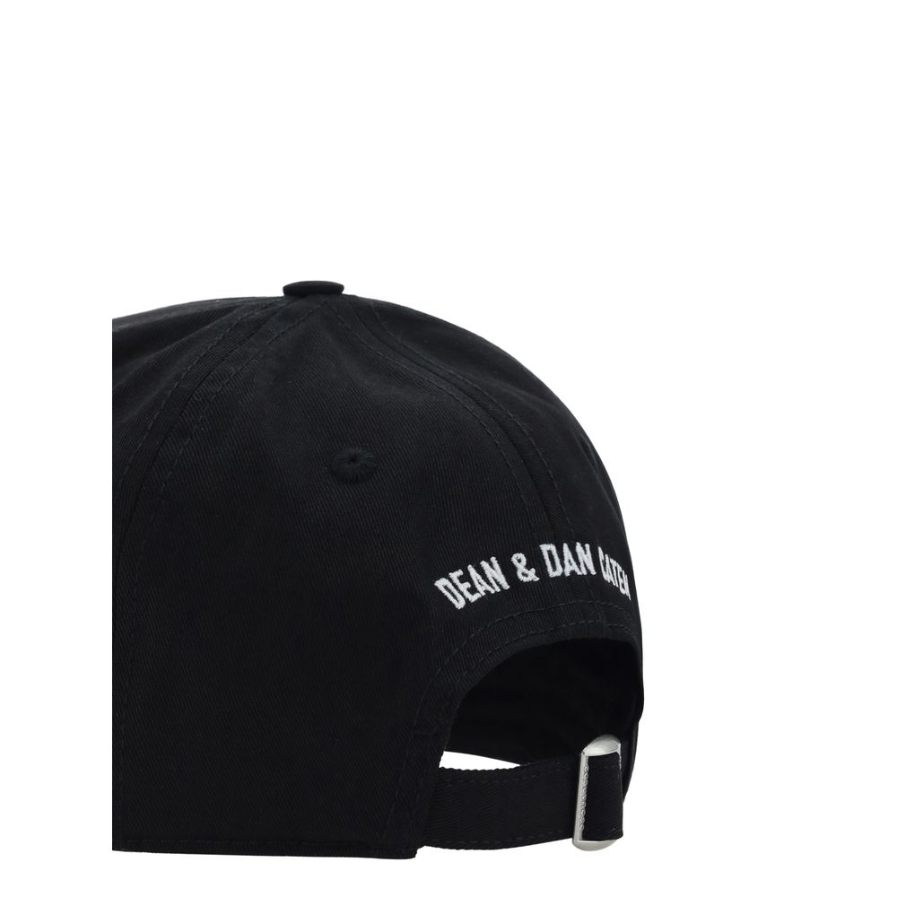 Black Cotton Cap (Baseball Hat)