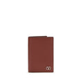 Valentino Garavani Red Calf Leather Bos Taurus Wallet