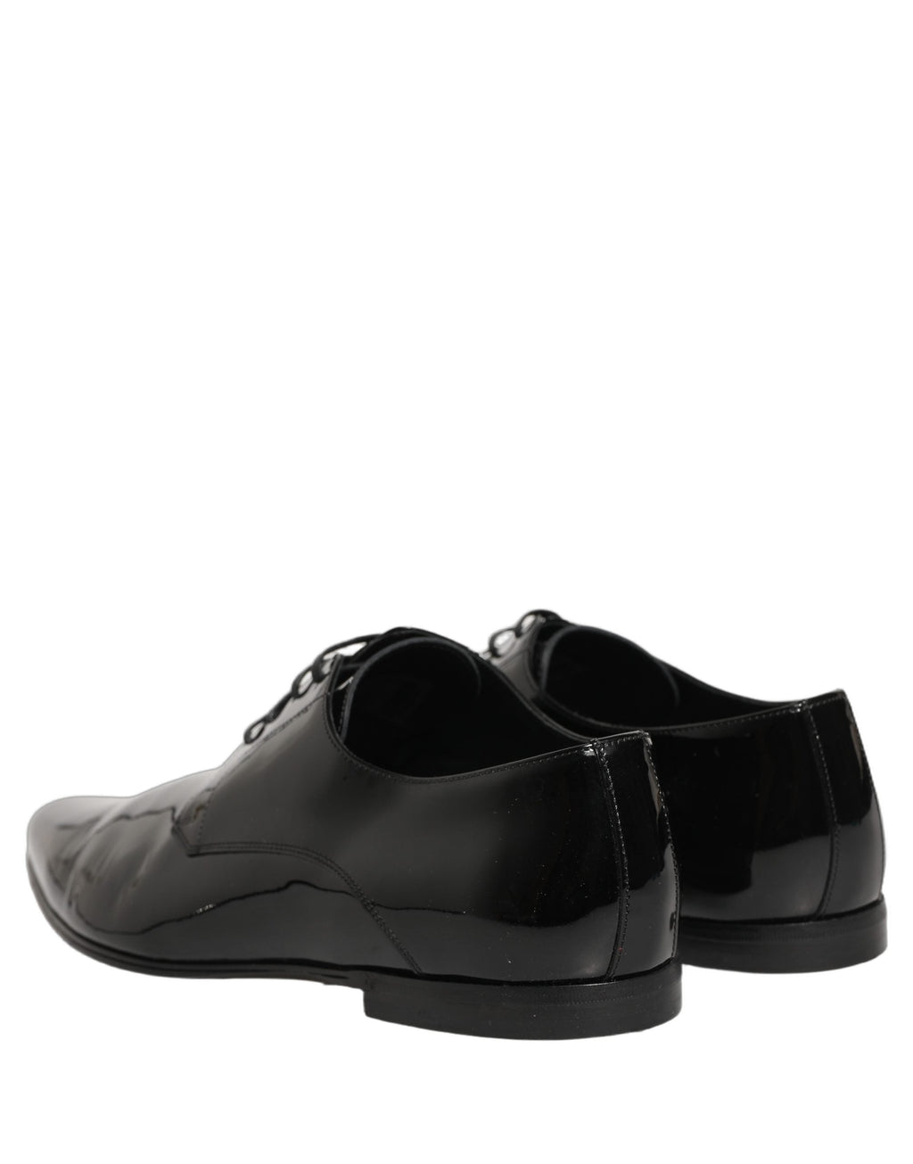 Dolce & Gabbana Black Leather Derby Dress Men Formal Shoes