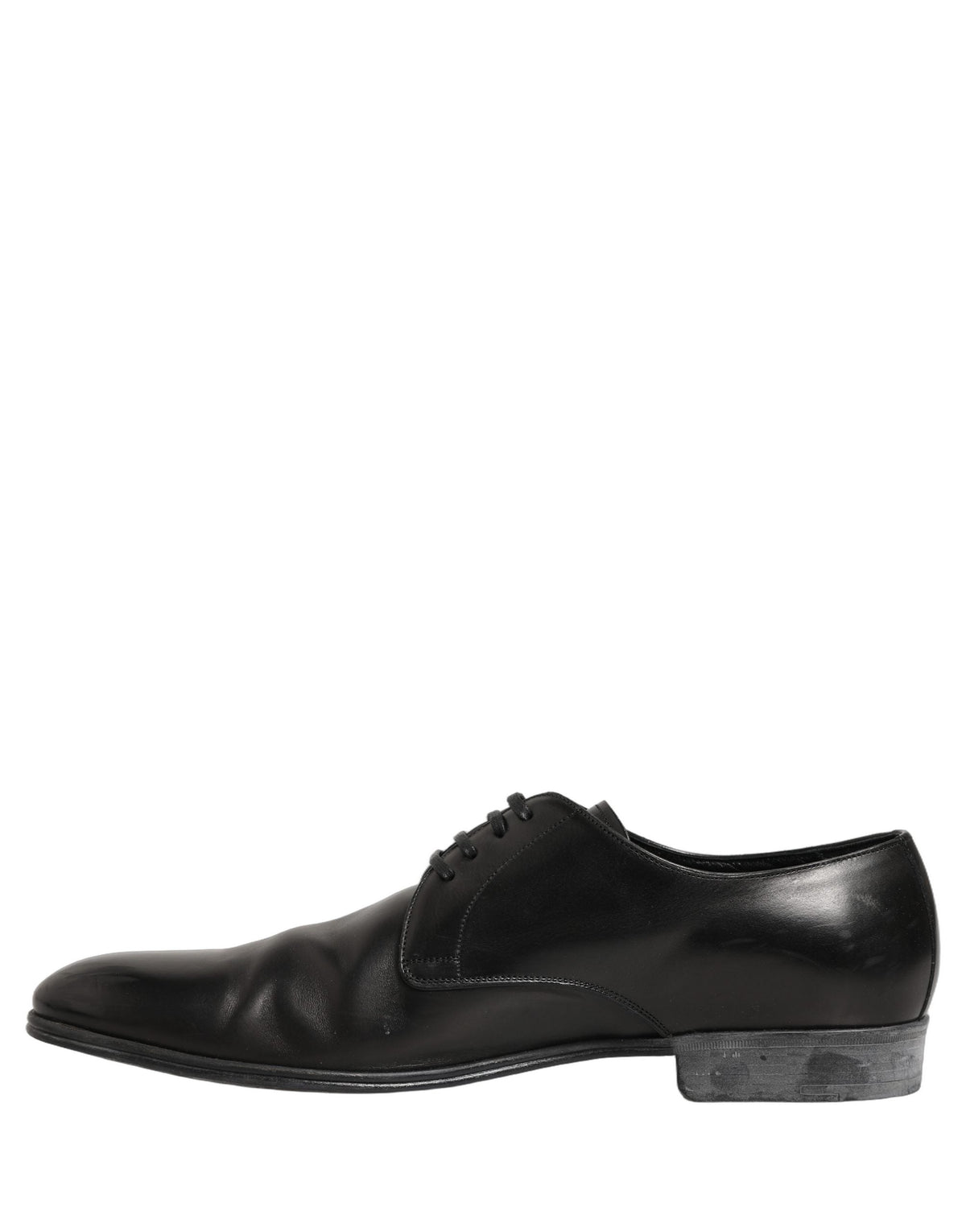 Dolce & Gabbana Dress Black Leather Lace Up Derby Shoes