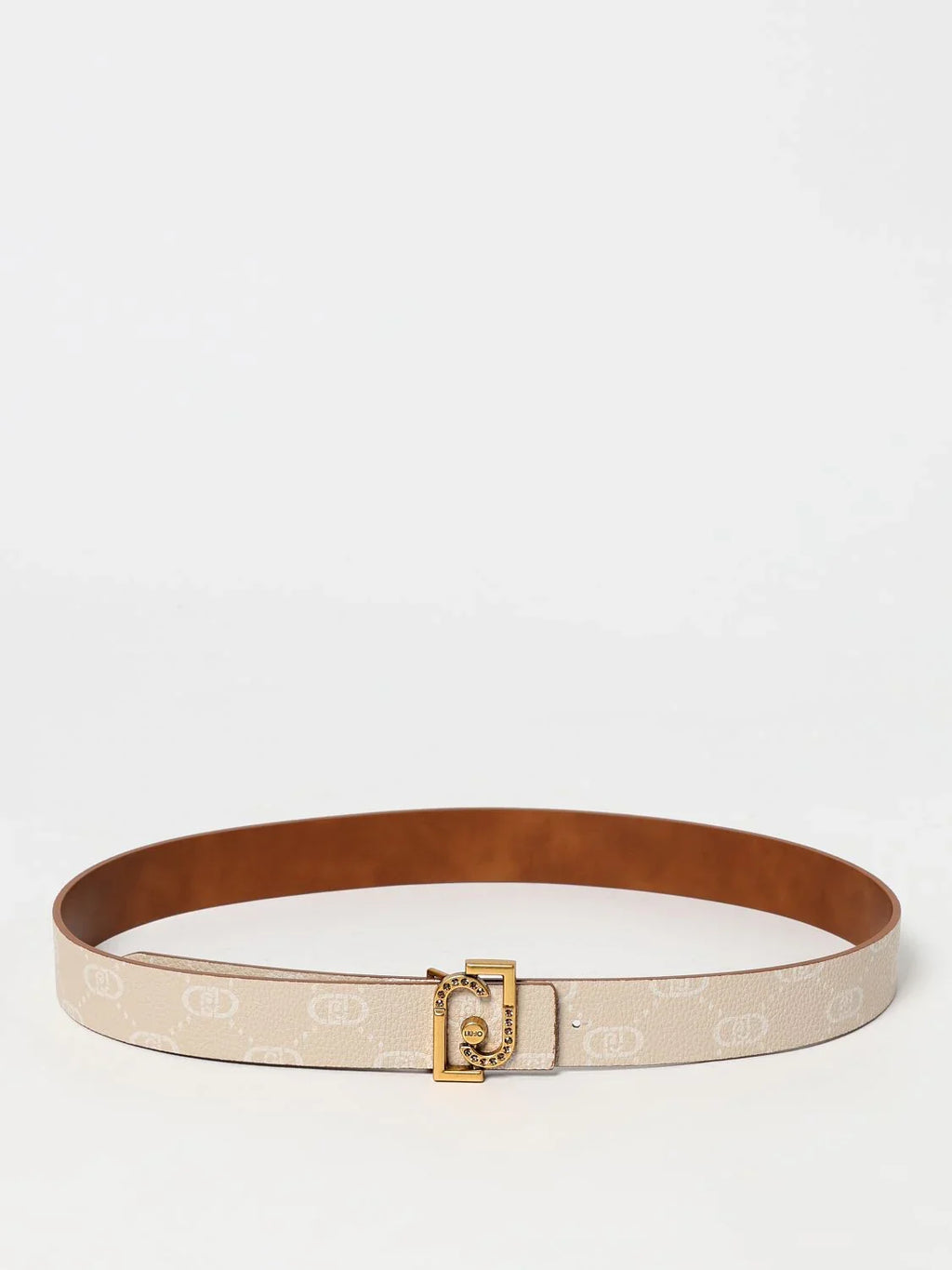 Liu Jo Beige Leather Regular Belt