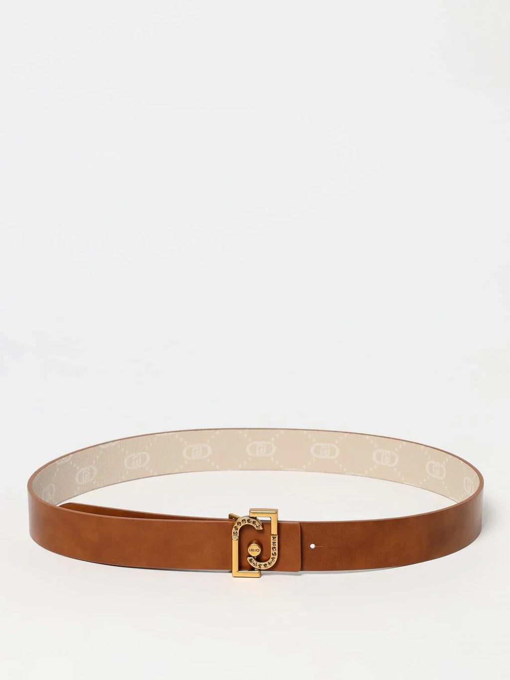 Liu Jo Beige Leather Regular Belt