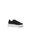 Alexander McQueen Black Calf Leather Bos Taurus Platform Sneakers