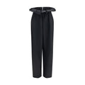 Khaite Black Wool Oves Aries Casual Pants
