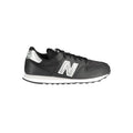 Black Polyester Men Sneaker