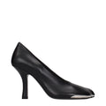 Burberry Black Leather High Heel Pumps