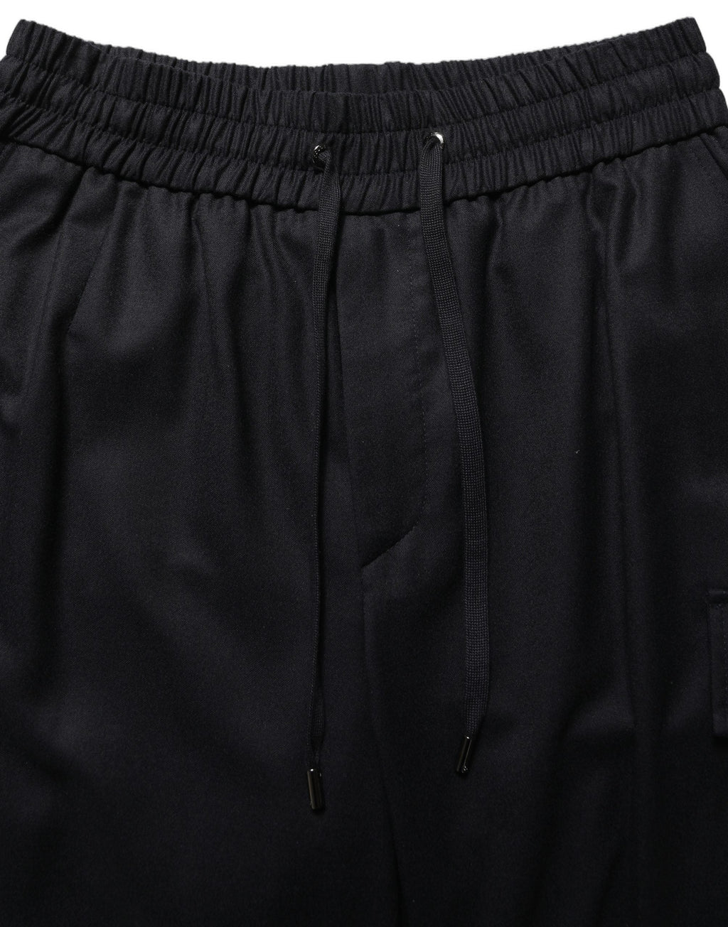 Dolce & Gabbana Black Mid Waist Cargo Jogger Sweatpants Pants