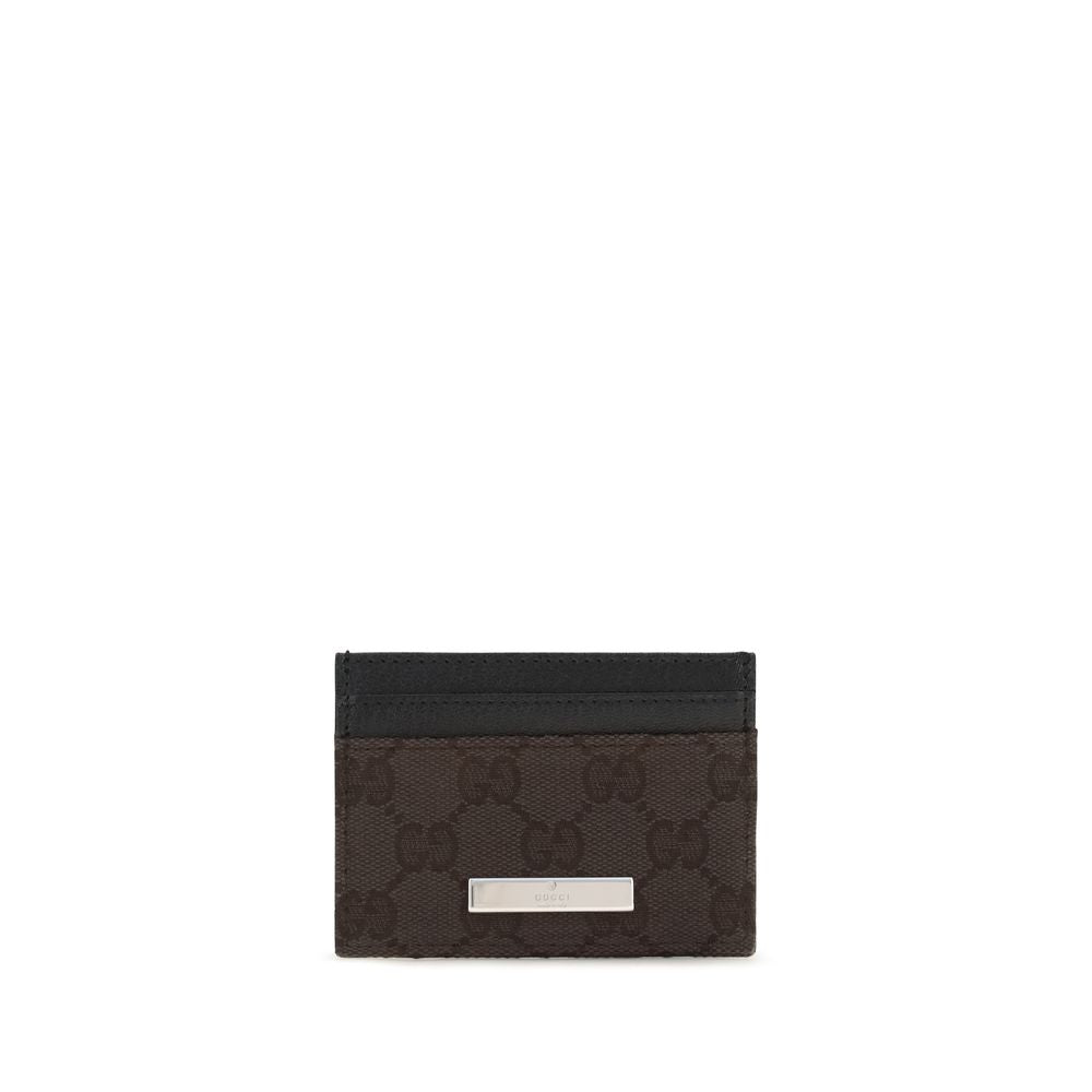 Gucci Brown Fabric Wallet