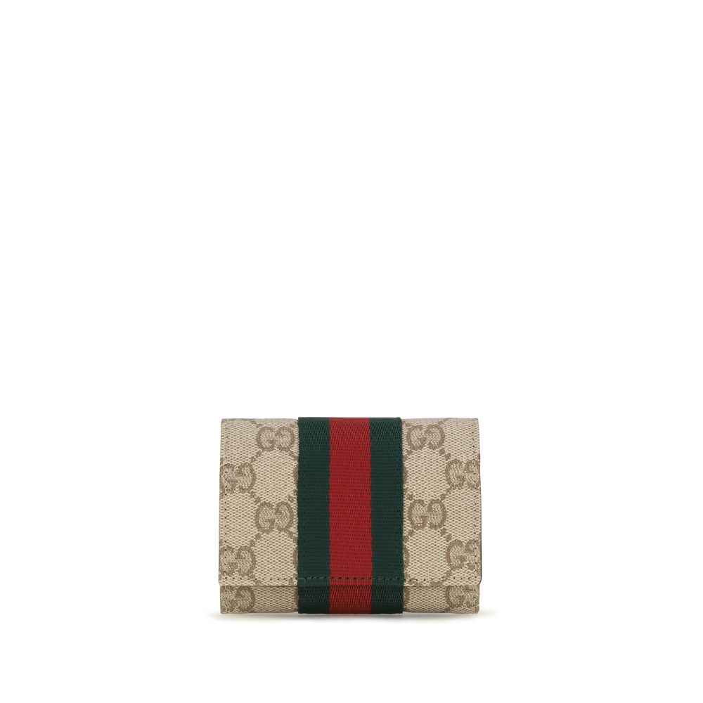 Gucci Beige Fabric Wallet