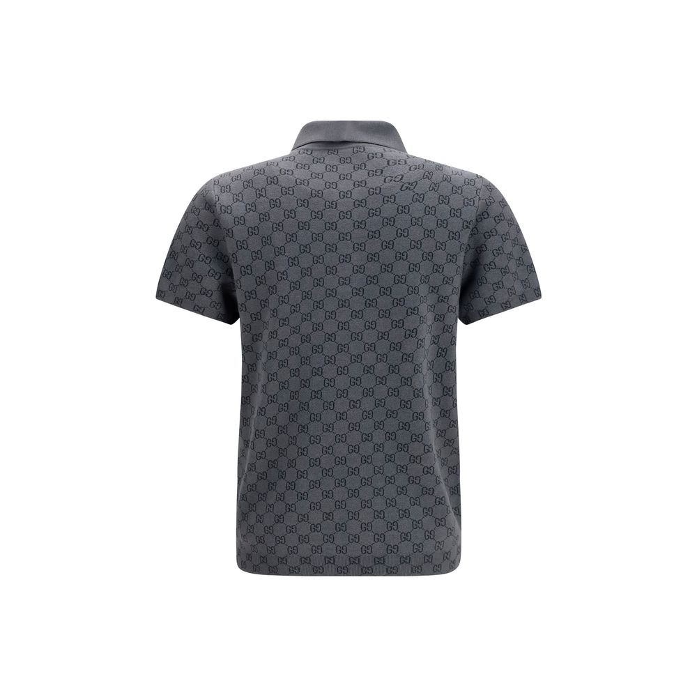 Gucci Gray Lamb Ovis Aries Polo Shirt