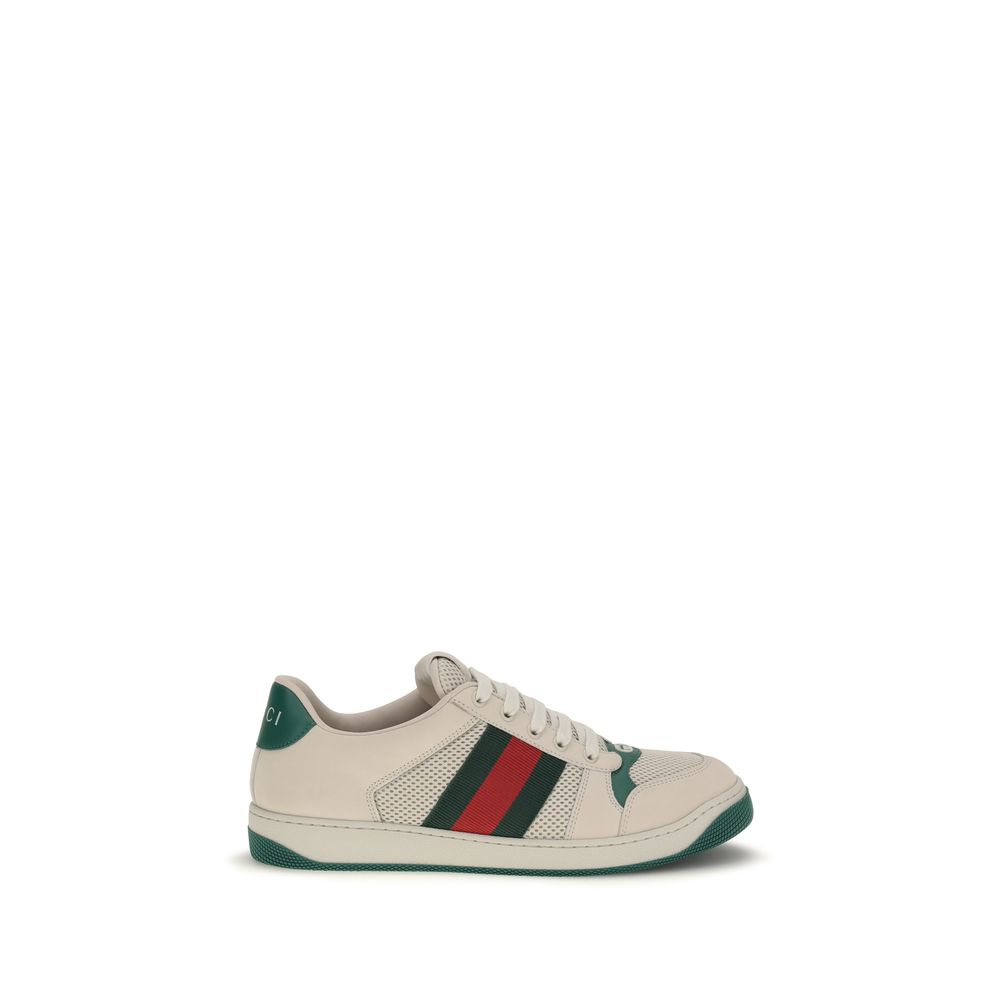 Gucci Beige Fabric Sneakers
