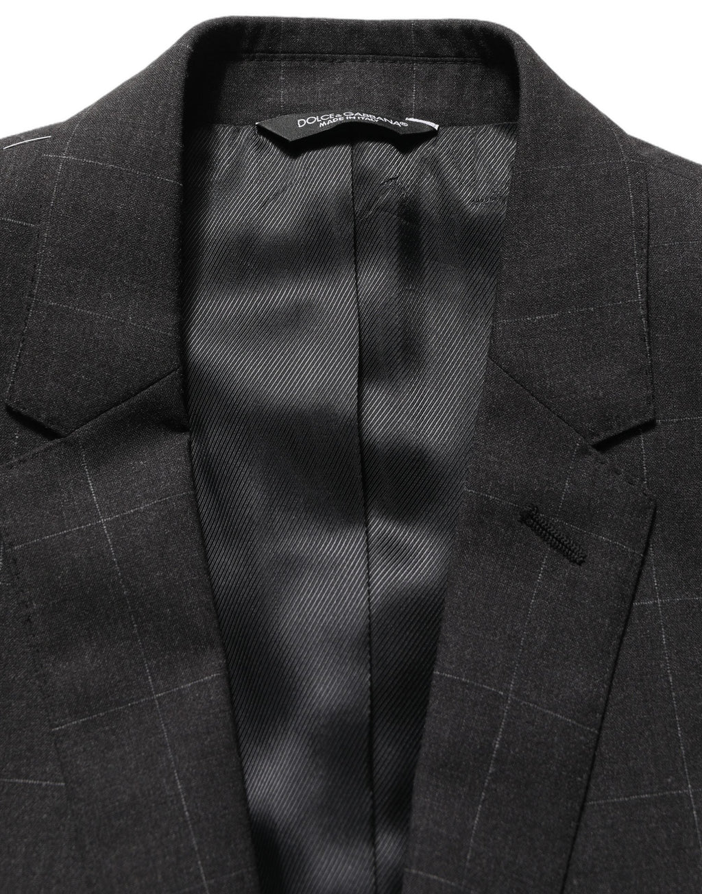 Dolce & Gabbana Dark Gray Wool Slim Fit Formal 2 Piece Men Suit