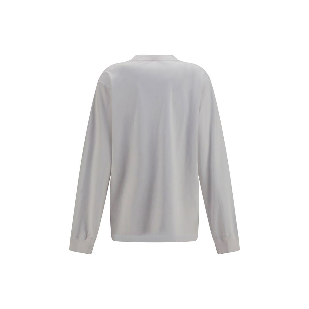 Alexander Wang White Cotton Long Sleeve T-Shirt