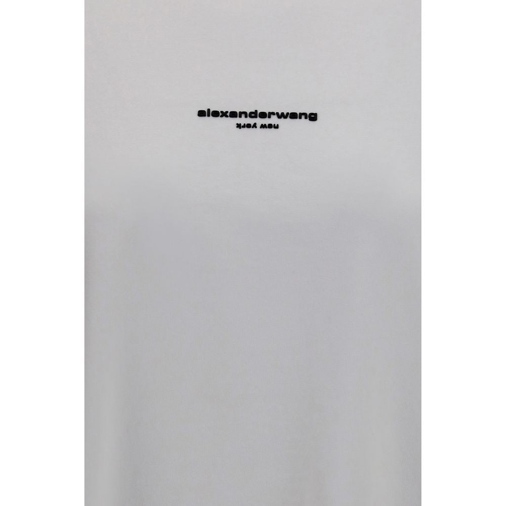 Alexander Wang White Cotton Long Sleeve T-Shirt