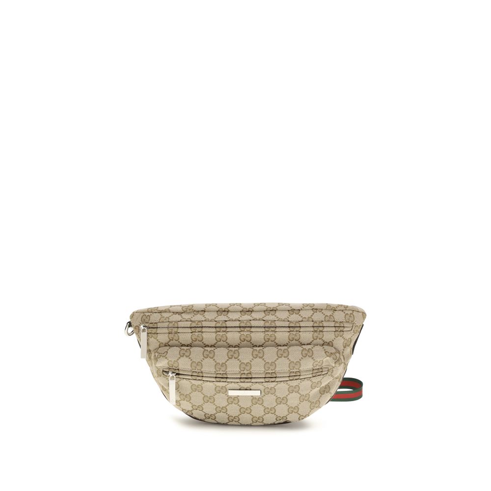 Gucci Beige Fabric Shoulder Bag