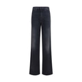 Gucci Black Cotton Straight-Leg Jeans