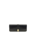 Khaite Black Calf Leather Bos Taurus Clutch Bag