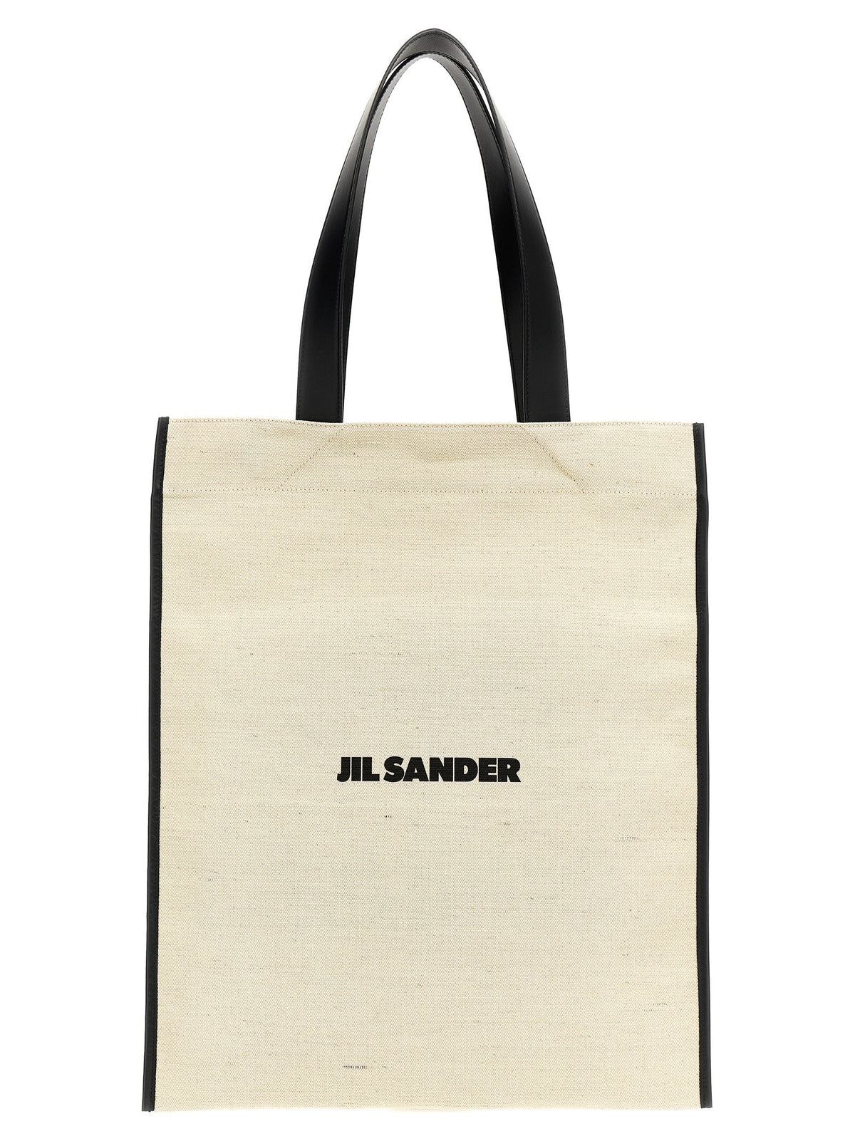 Jil Sander Bicolor Cotton Tote Bag