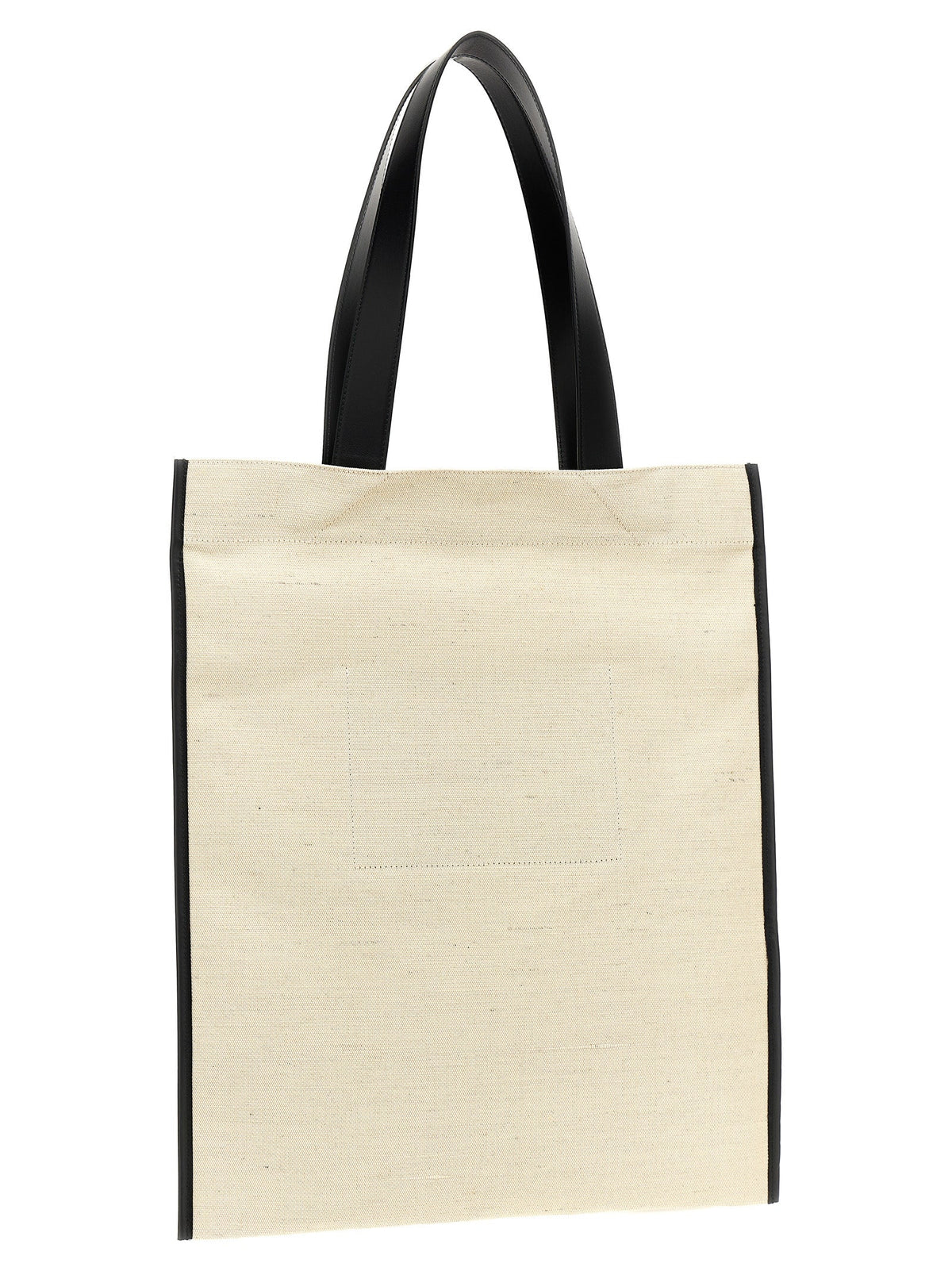 Jil Sander Bicolor Cotton Tote Bag