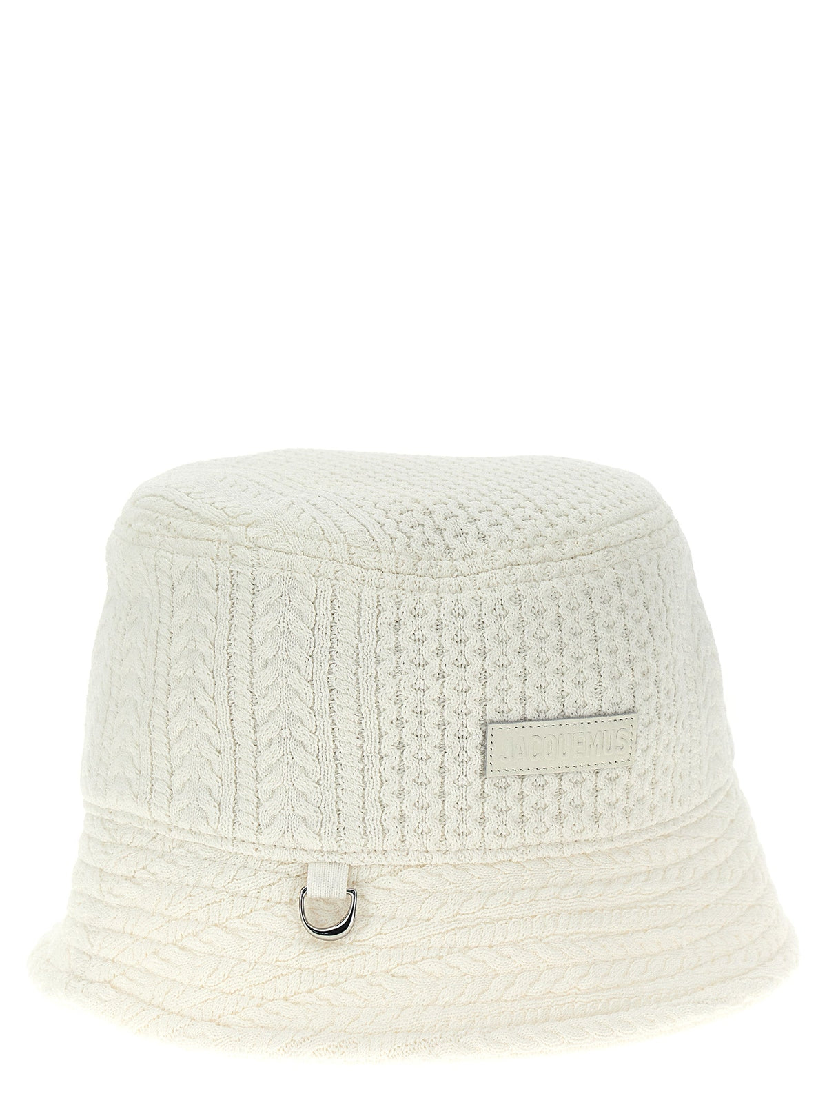 Jacquemus White Viscose Bucket Hat